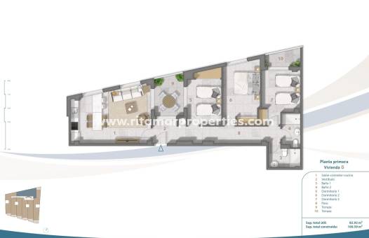  - Apartment - San Pedro del Pinatar - Playa Villananitos