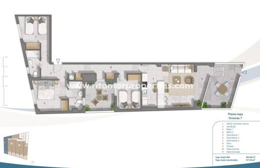  - Appartement - San Pedro del Pinatar - Playa Villananitos