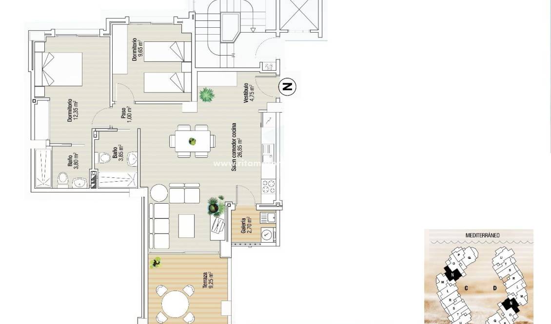  - Apartamento - La Manga del Mar Menor - La Manga