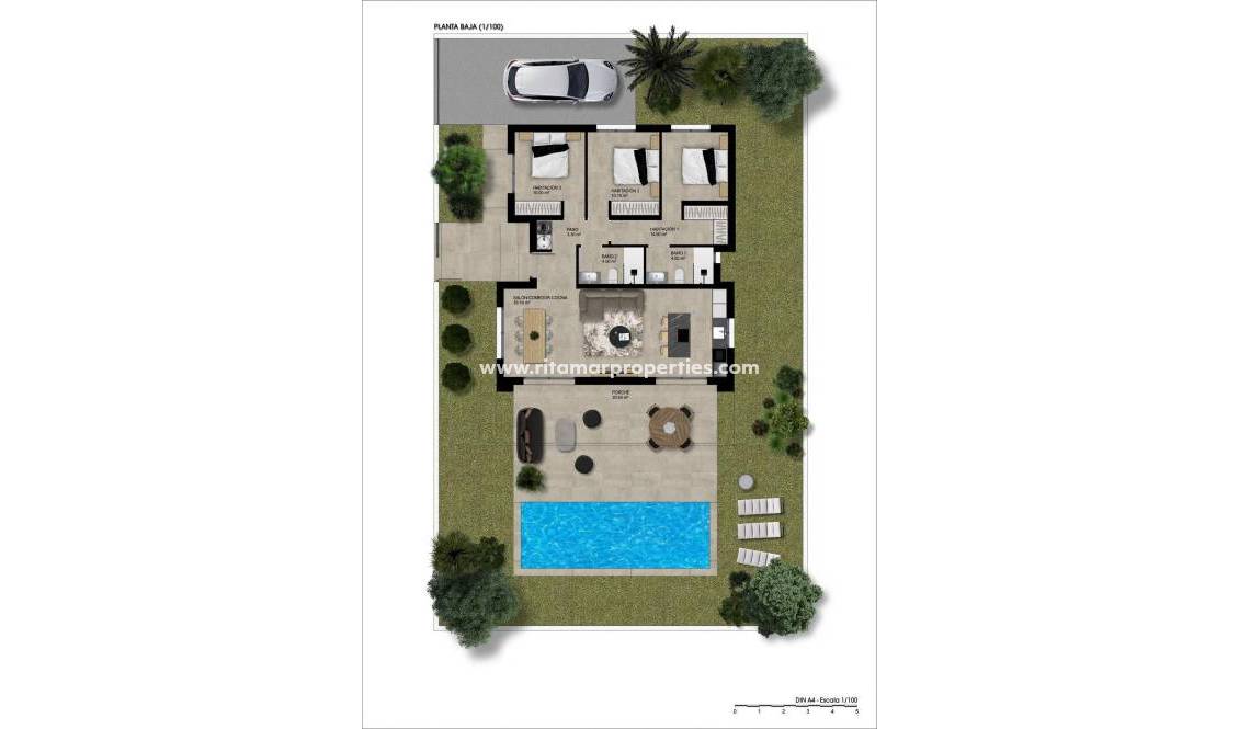  - Villa - Hondón de las Nieves - Urbaniz La Montañosa