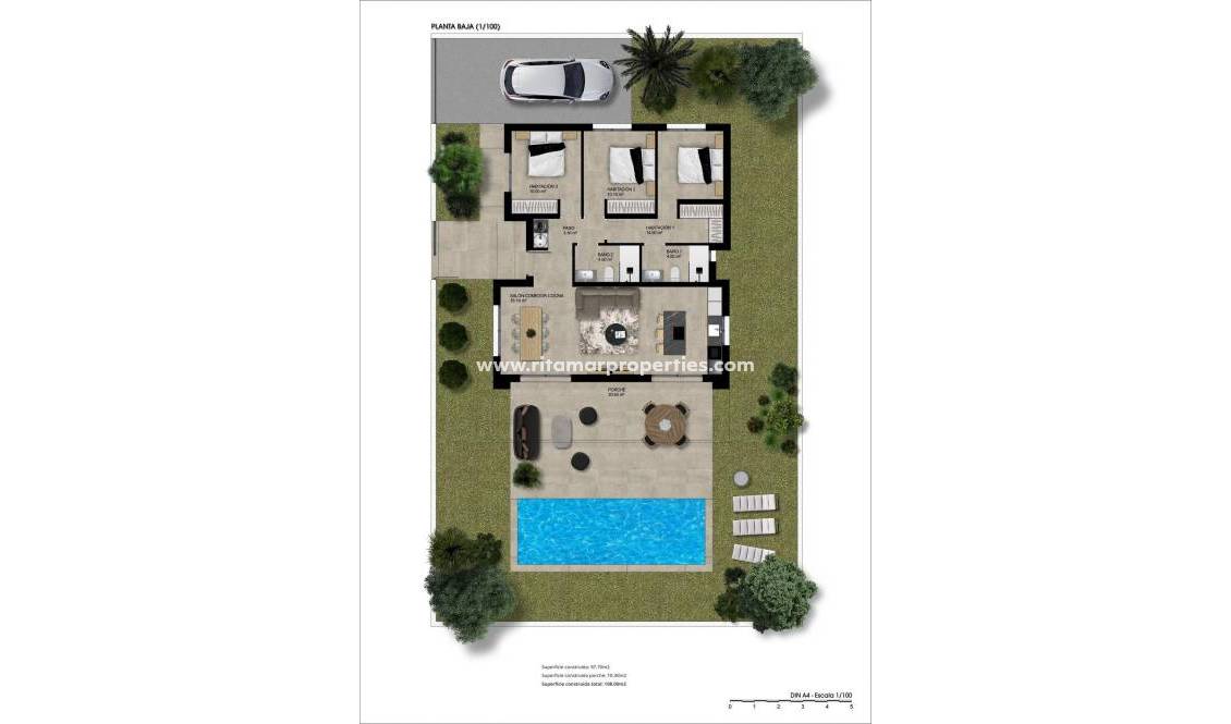  - Villa - Hondón de las Nieves - Urbaniz La Montañosa