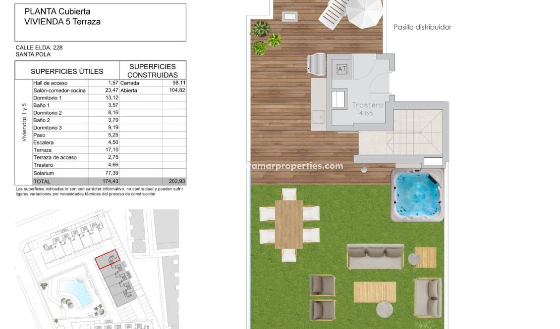  - Penthouse - Santa Pola - Playa Tamarit