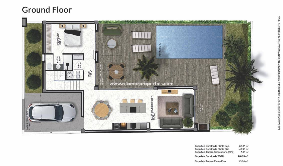  - Villa - Almoradi - Las Heredades