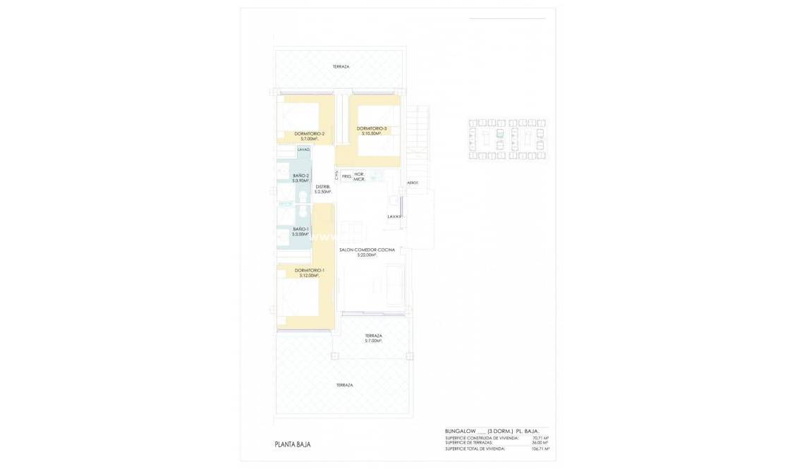 Nieuwbouw - Bungalow - Torrevieja - Los Balcones
