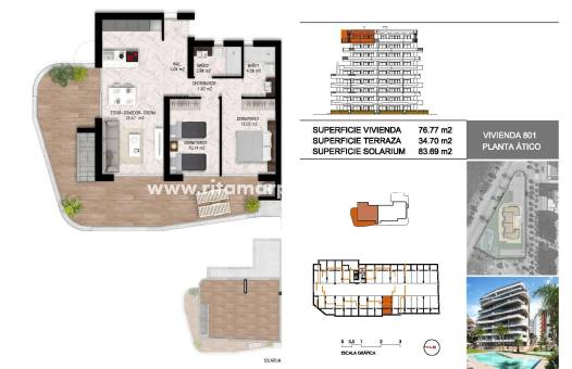  - Penthouse - Guardamar del Segura - Puerto