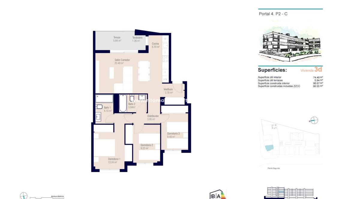  - Appartment - Alicante - San Agustín-PAU 2