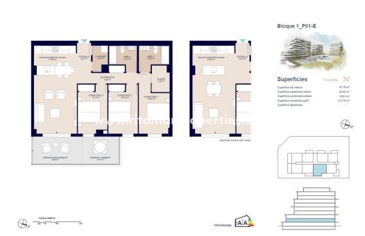  - Wohnung - Villajoyosa - Playa del Torres