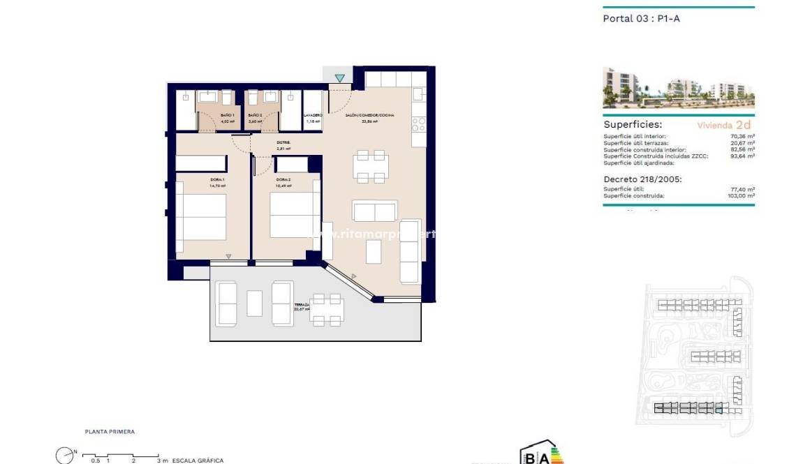  - Apartamento - Almerimar