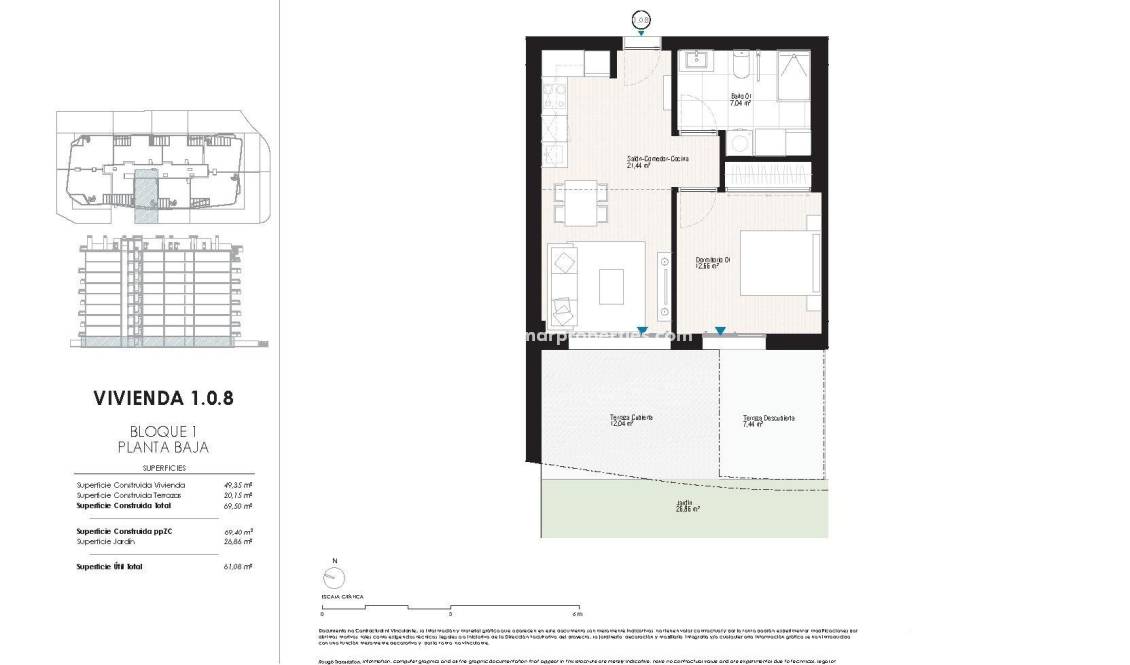  - Appartement - Villajoyosa - Playa del Torres