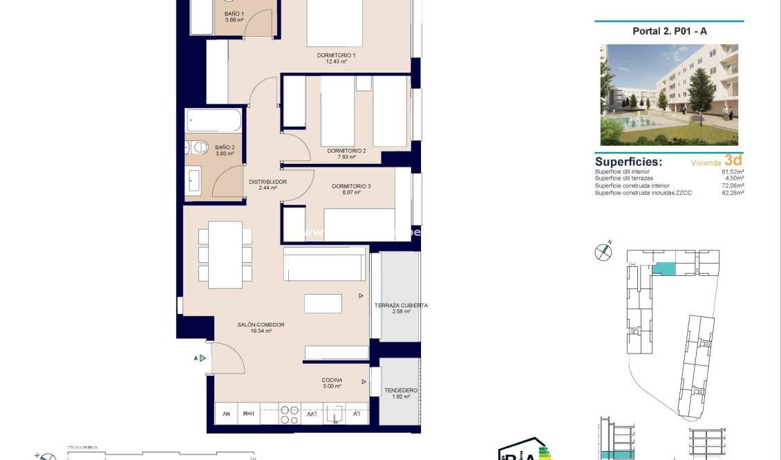  - Appartment - Alicante - San Agustín