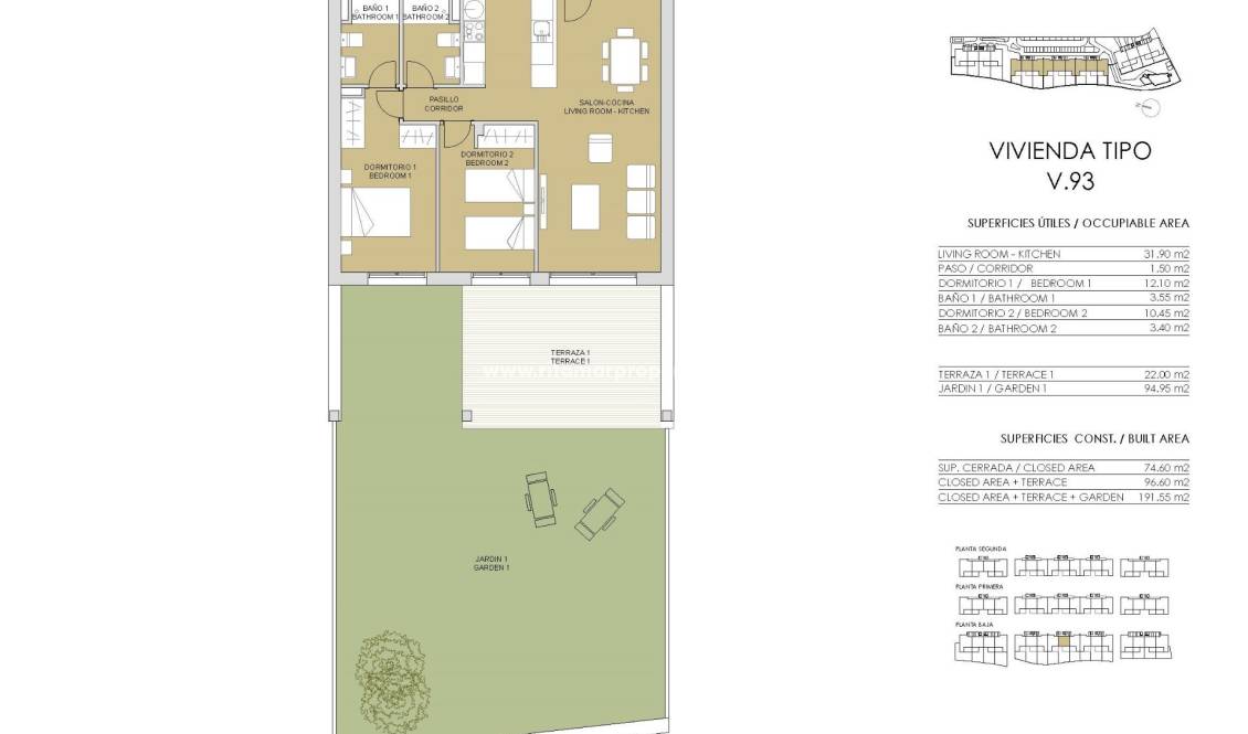  - Appartment - Pilar de la Horadada - Lo Romero Golf