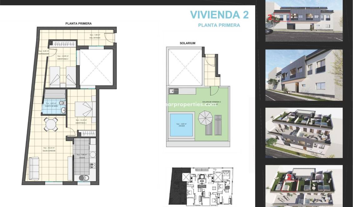 - Appartement - Pilar de la Horadada - pueblo