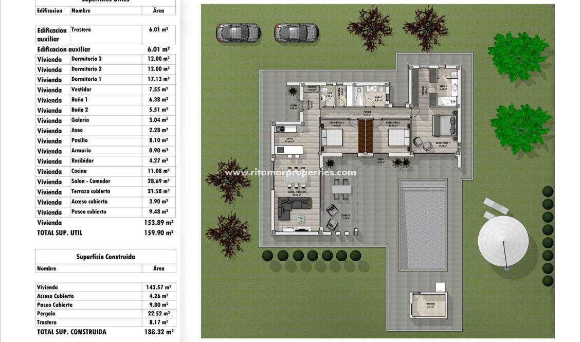  - Villa - Aspe Pedanias - Pedanías Oeste
