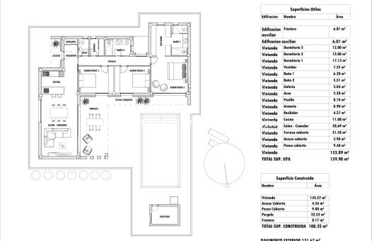  - Villa - Aspe Pedanias - Pedanías Oeste