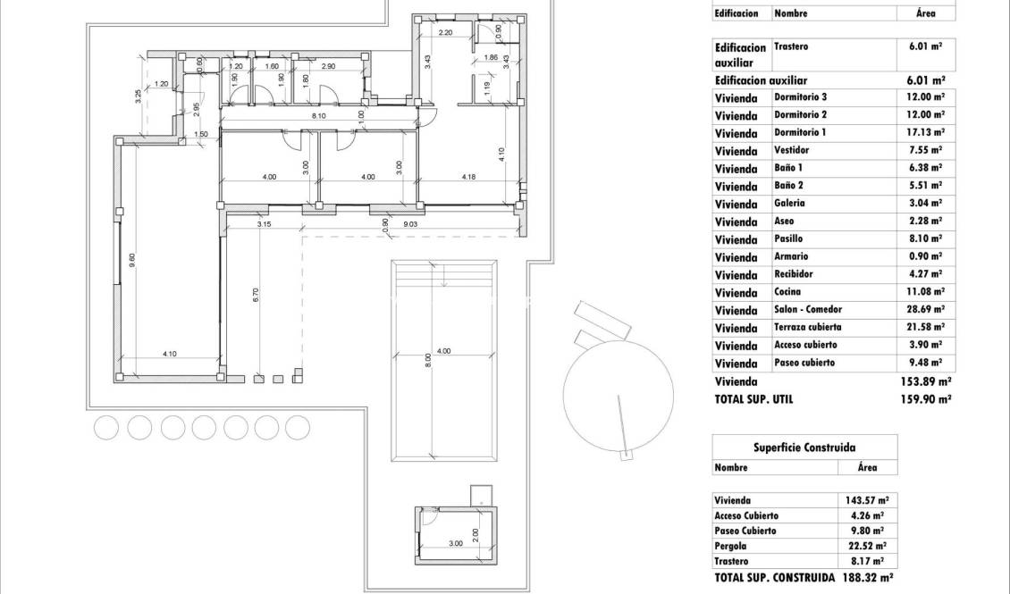  - Villa - Aspe Pedanias - Pedanías Oeste