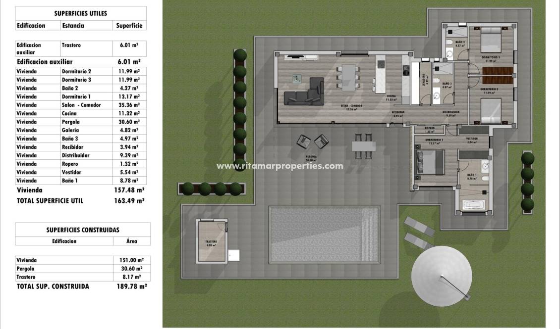  - Villa - Aspe Pedanias - Pedanías Oeste