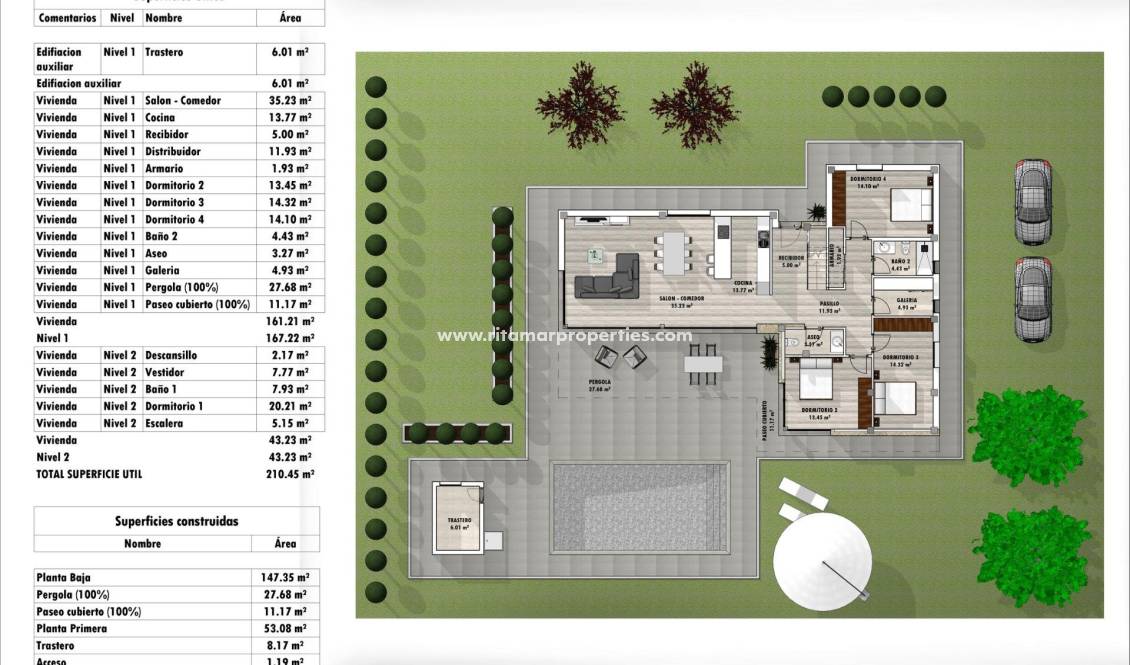  - Villa - Aspe Pedanias - Pedanías Este