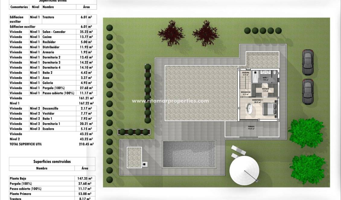  - Villa - Aspe Pedanias - Pedanías Este
