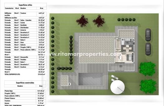  - Villa - Aspe Pedanias - Pedanías Este