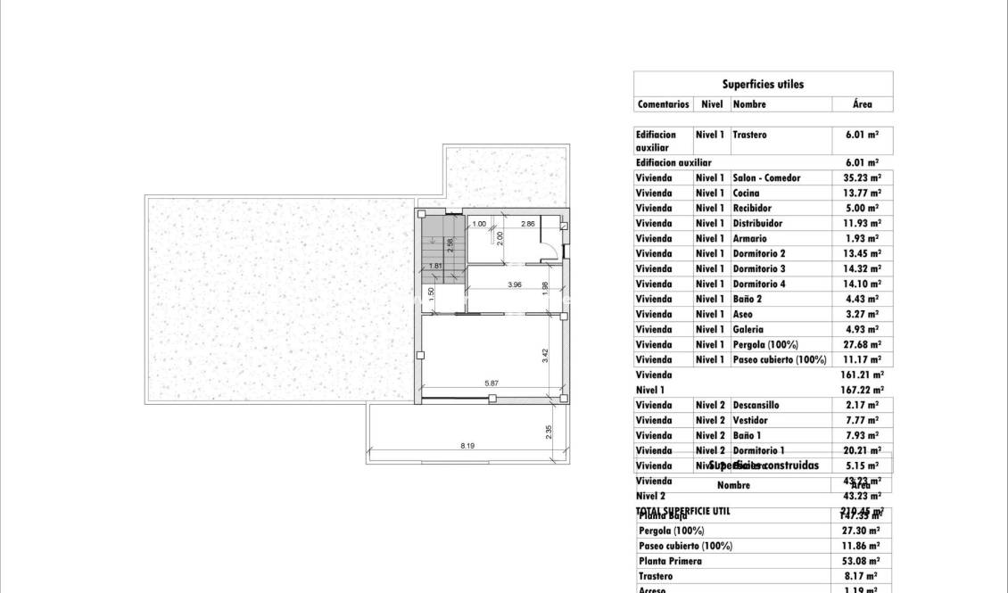  - Villa - Aspe Pedanias - Pedanías Este