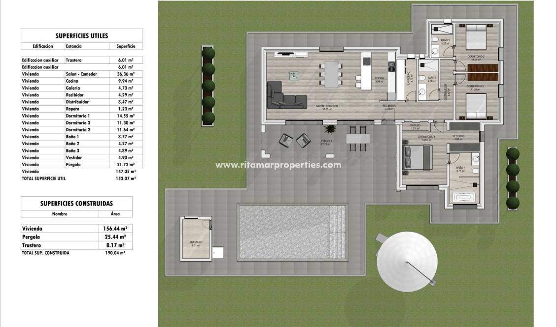  - Villa - Aspe Pedanias - Pedanías Oeste