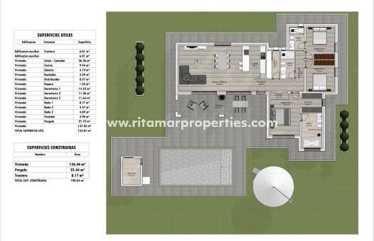  - Villa - Aspe Pedanias - Pedanías Oeste