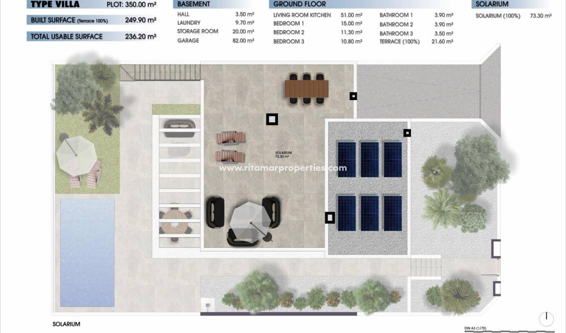 Obra Nueva - Villa - Los Alcázares - La Serena Golf