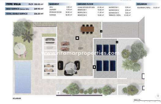 Obra Nueva - Villa - Los Alcázares - La Serena Golf