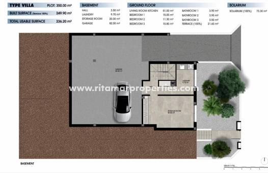 Obra Nueva - Villa - Los Alcázares - La Serena Golf