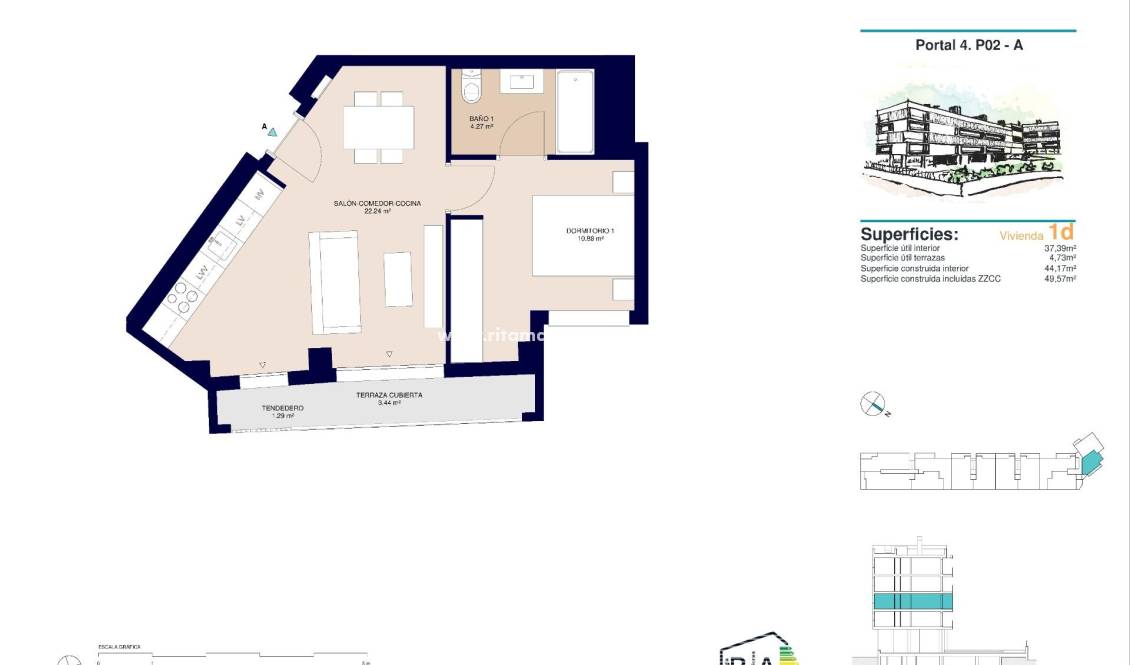  - Wohnung - Alicante - Pau Ii