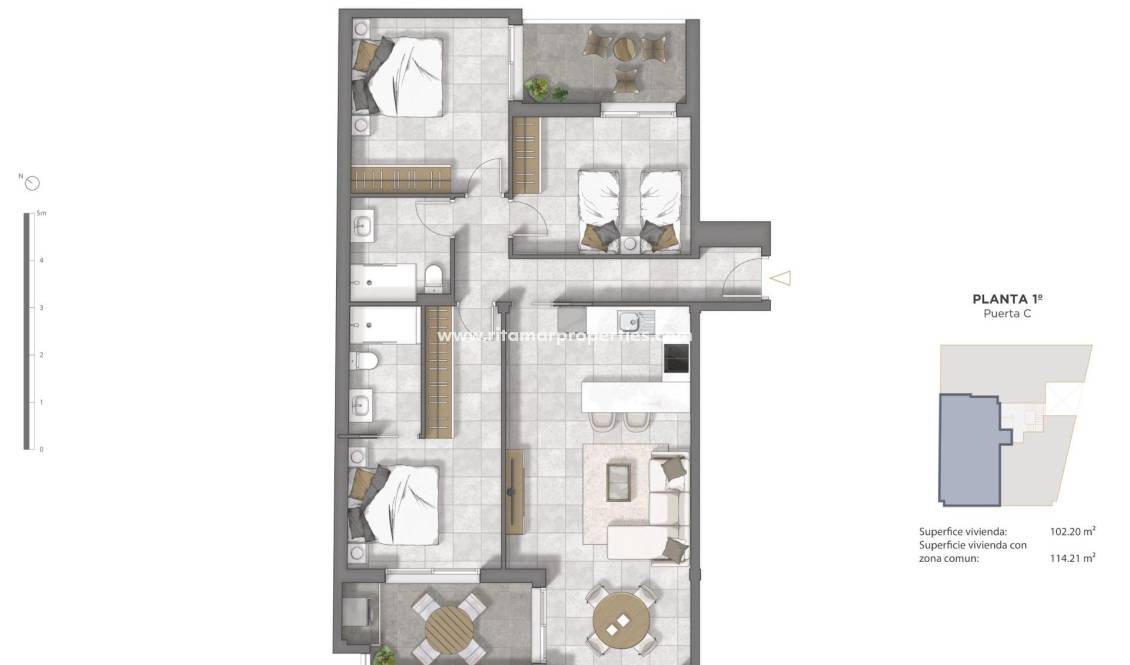  - Apartamento - Guardamar del Segura - Pueblo