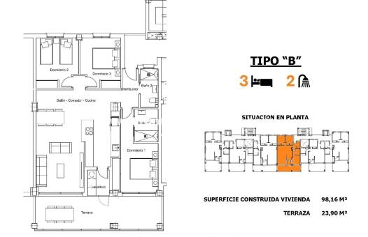 Nouvelle Construction - Appartment - San Miguel de Salinas - Pueblo