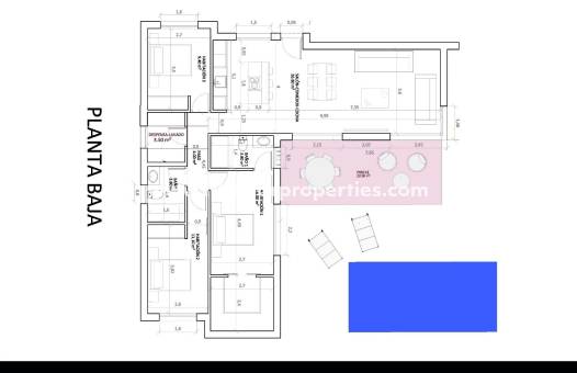 Obra Nueva - Villa - Monforte del Cid - La Capitana