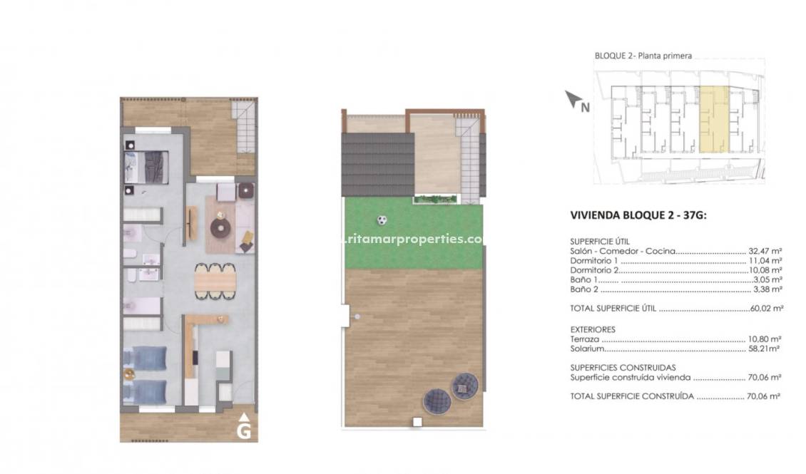  - Bungalow - Pilar de la Horadada - pueblo