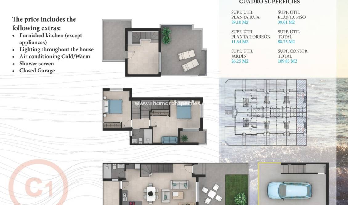 New build - Town House - La Manga del Mar Menor - La Manga
