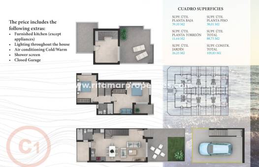 New build - Town House - La Manga del Mar Menor - La Manga