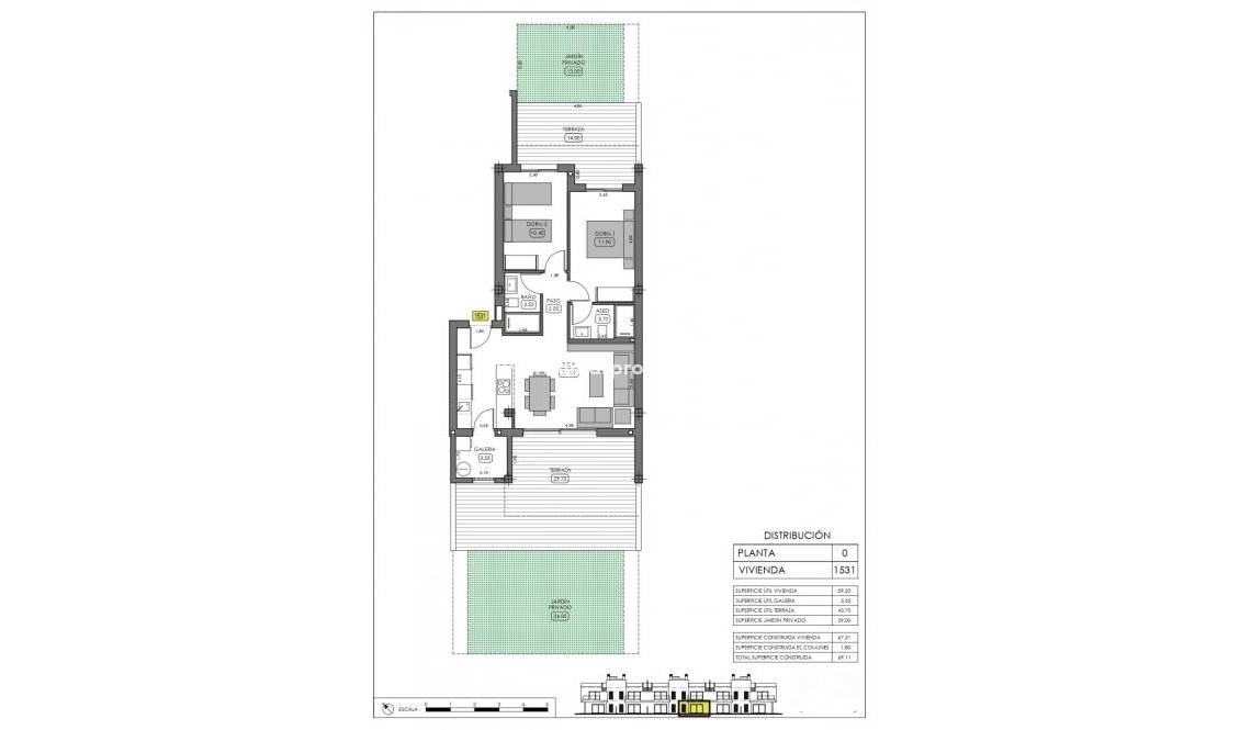 Obra Nueva - Bungalow - Algorfa - La Finca Golf