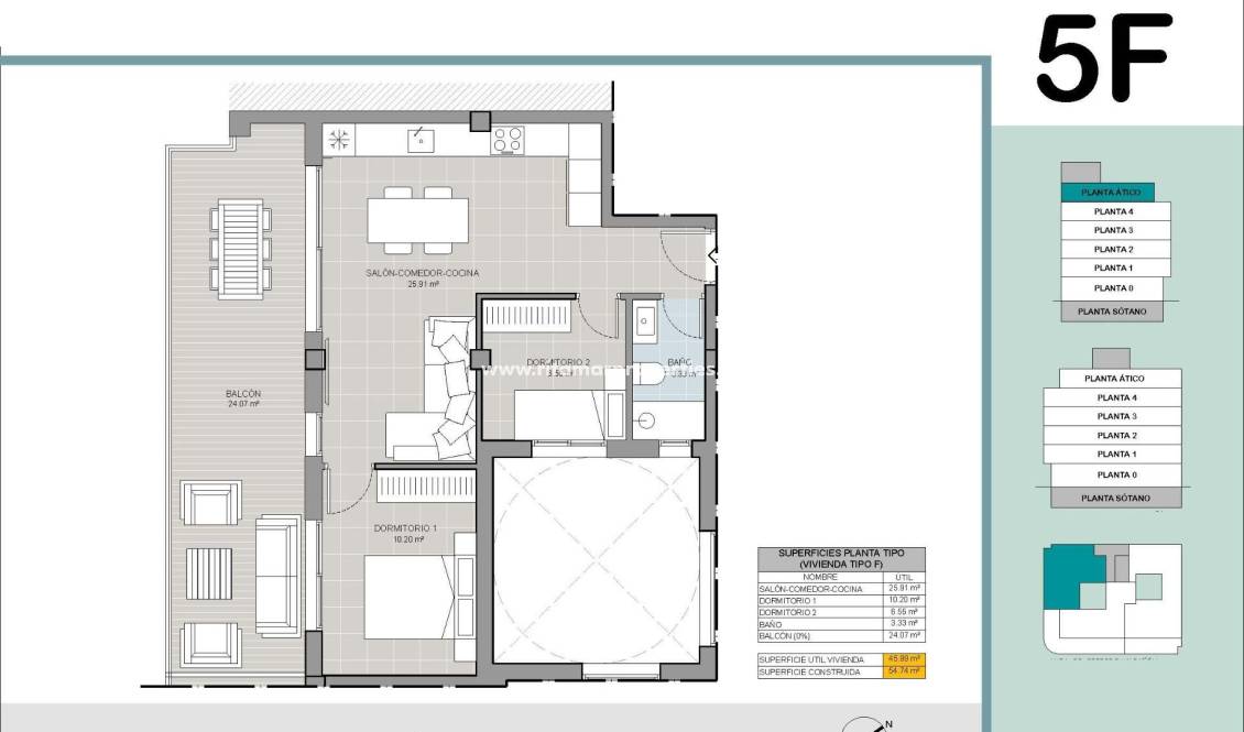  - Penthouse - Torrevieja - El acequión