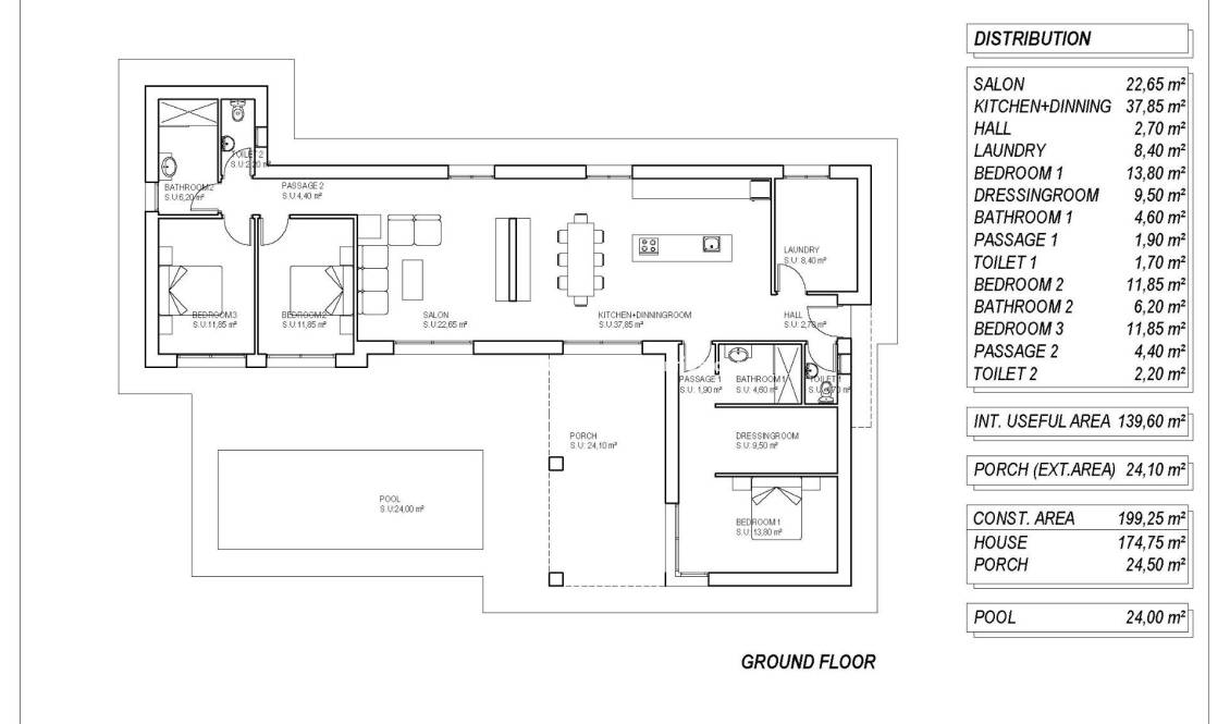 Neubau - Villa - Pinoso - Lel