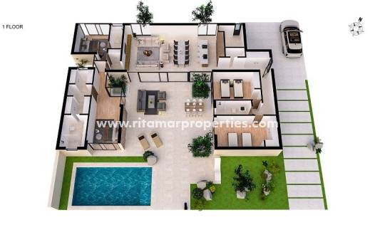 Obra Nueva - Villa - Baños y Mendigo - Altaona Golf