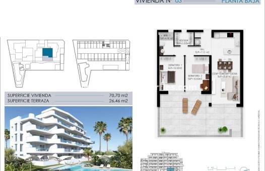  - Appartment - Pilar de la Horadada - Mil Palmeras