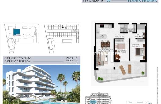  - Appartment - Pilar de la Horadada - Mil Palmeras
