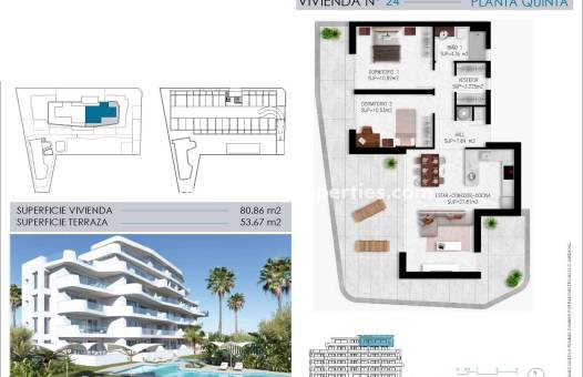  - Penthouse - Pilar de la Horadada - Mil Palmeras