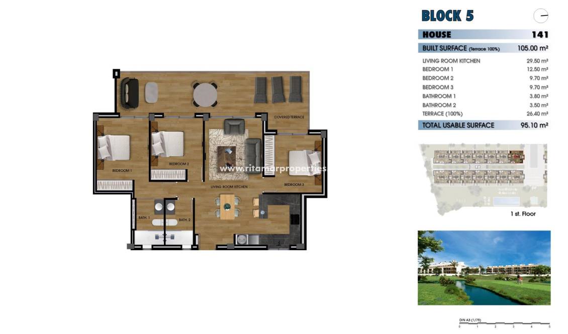 New build - Apartment - Los Alcázares - La Serena Golf
