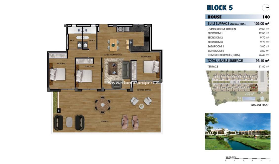 New build - Apartment - Los Alcázares - La Serena Golf