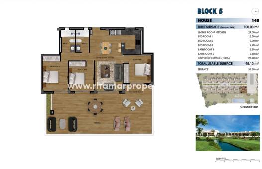 New build - Apartment - Los Alcázares - La Serena Golf