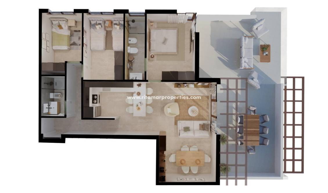  - Wohnung - Vera - Vera Playa