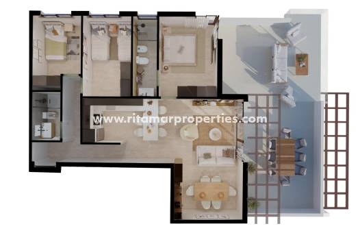  - Wohnung - Vera - Vera Playa