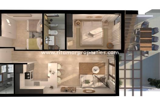  - Wohnung - Vera - Vera Playa