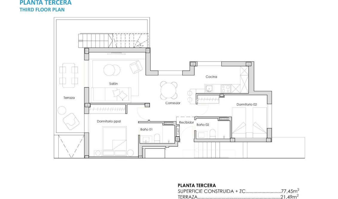 Neubau - Penthouse - Torre Pacheco - Santa Rosalía Lake and Life Resort